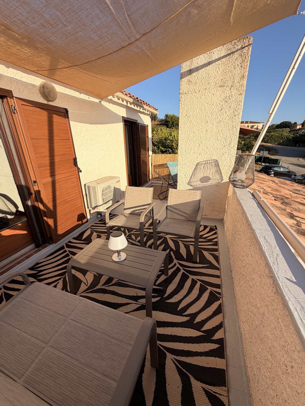 Terrasse de l'étage