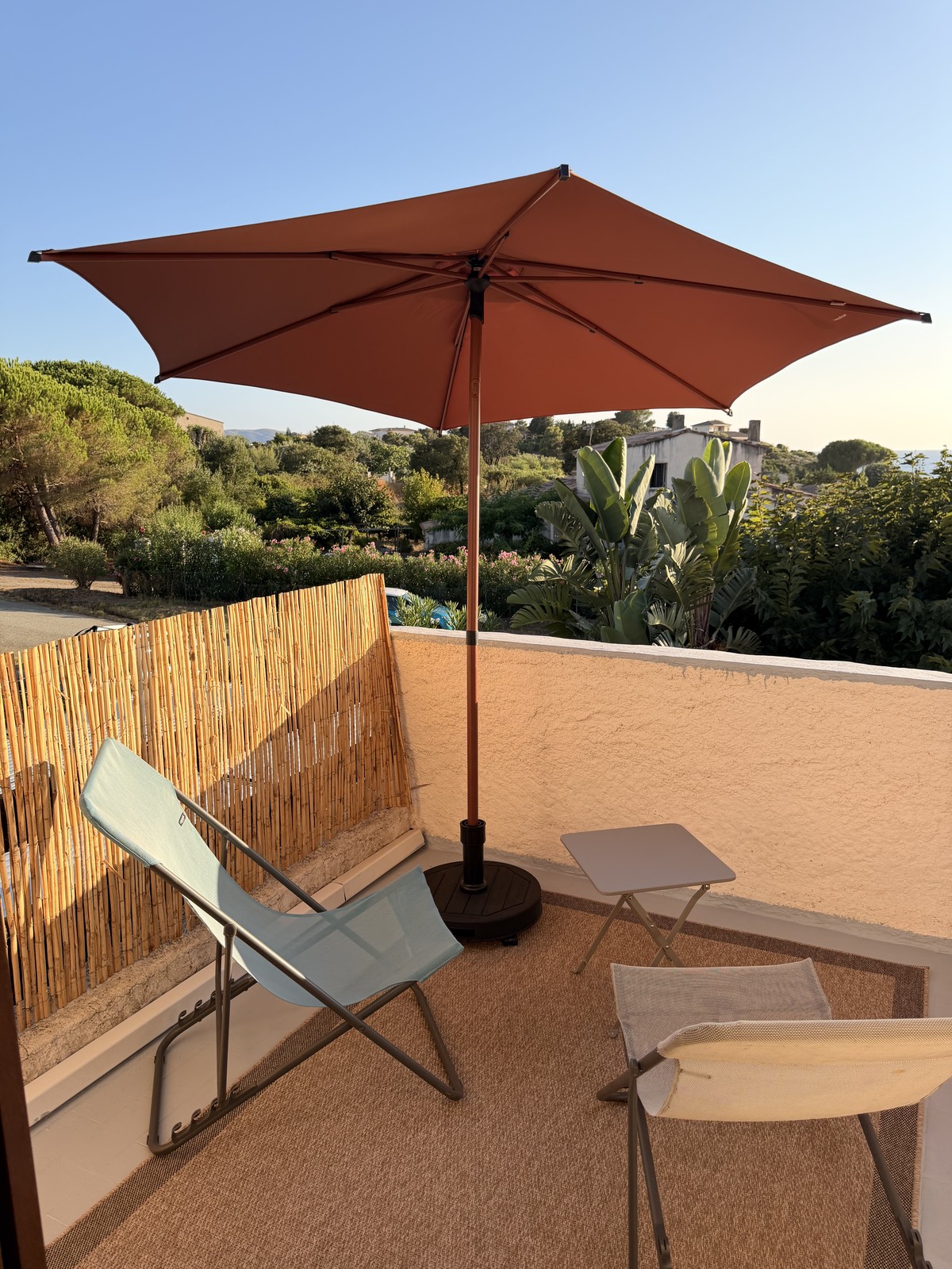 Terrasse de l'étage