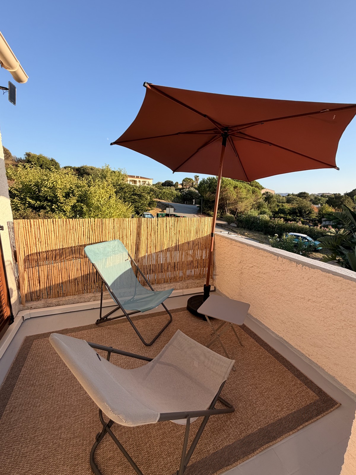 Terrasse de l'étage